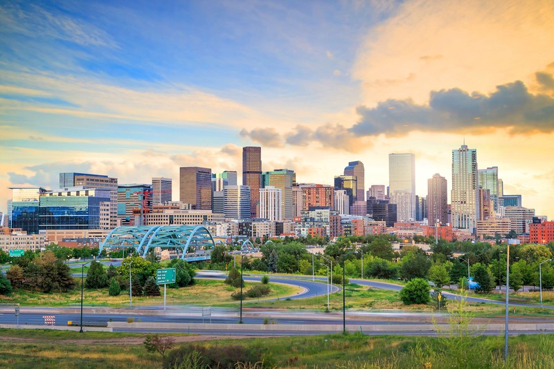 Denver skyline daytime photo